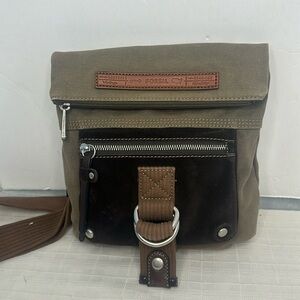 Fossil Brown and Black Crossbody Bag